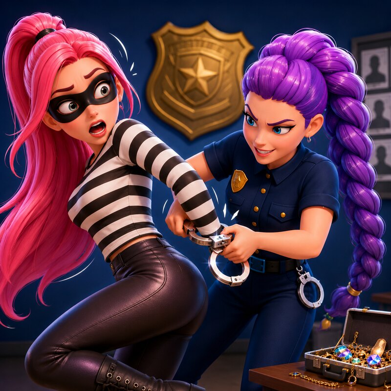 Police Officer Rumi Catches Thief Mira