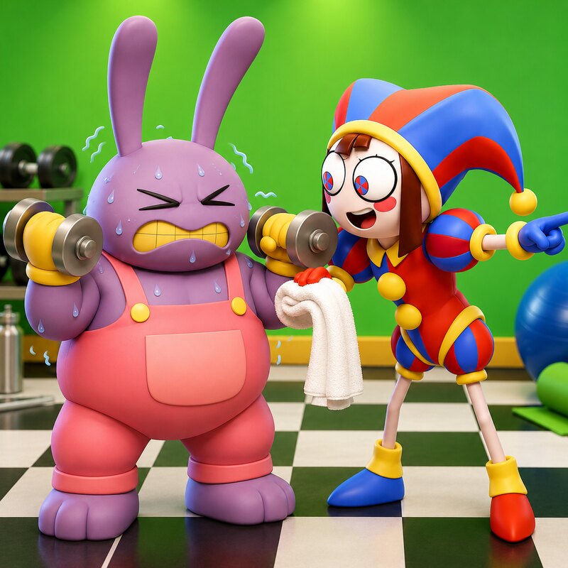 Pomni Helped Jax To Lose Weight