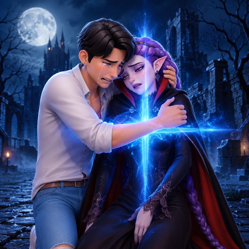 Vampire Love Under Moonlight