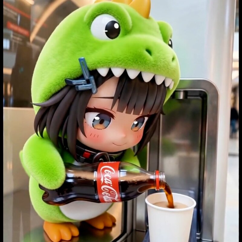 Guga Pours Fizzy Soda
