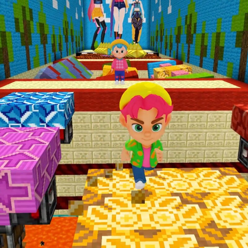 Minecraft Color Platform Race